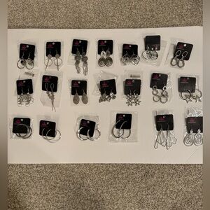 Paparazzi Silver Earring Collection